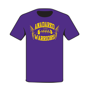 Anadarko Warriors Football T-Shirt